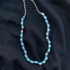 Turquoise beaded necklace